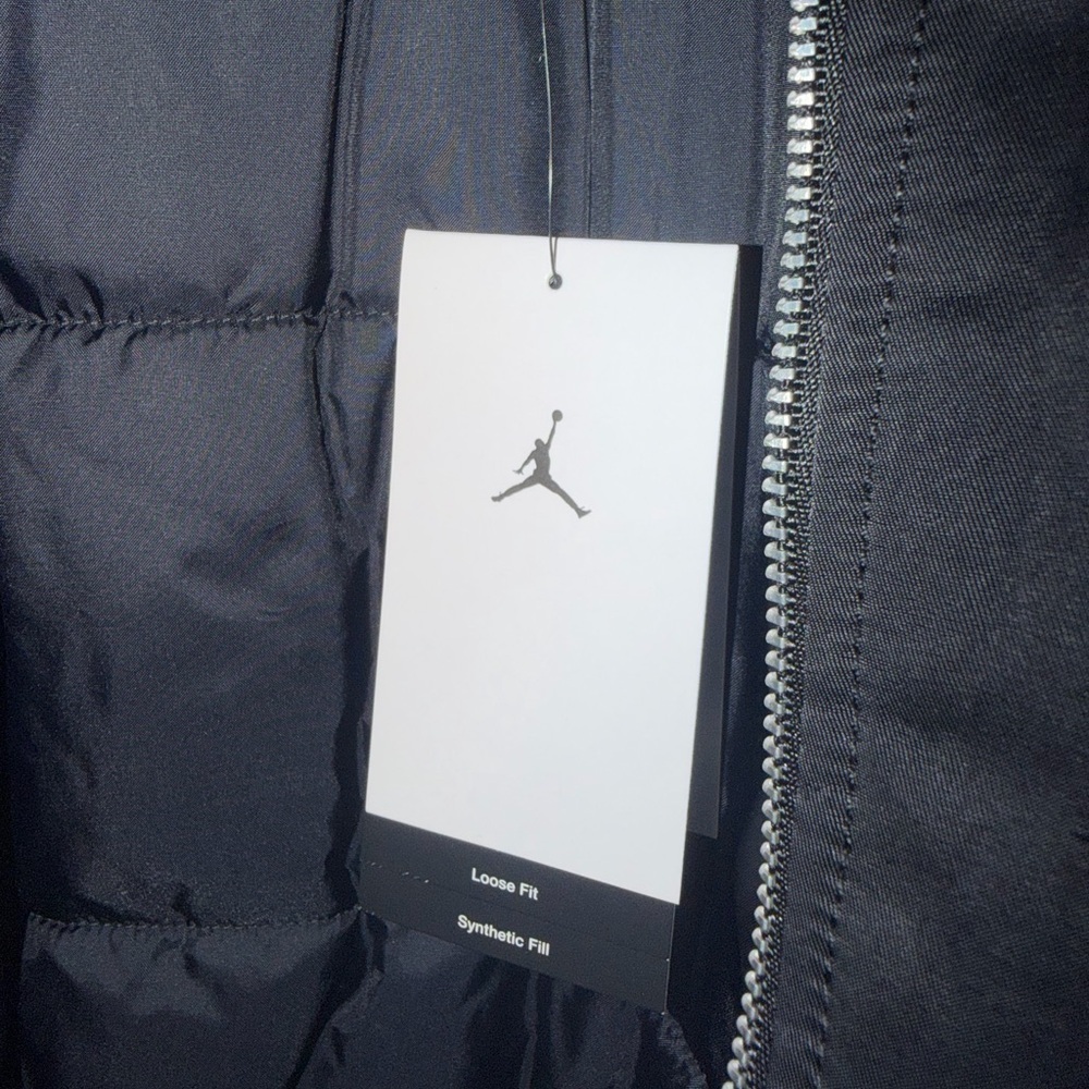 Nike Jordan Flight Renegade Bomber Jacket Women’s Large Black - Picture 12 of 12